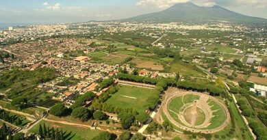 pompei dall'alto