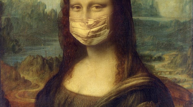 Gioconda con mascherina